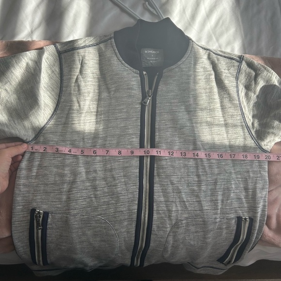 Bonobos Wool blend Zip-Up Bomber Jacket - Picture 4 of 5